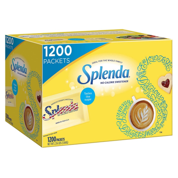 Splenda No Calorie Sweetener Packets 1200 Count