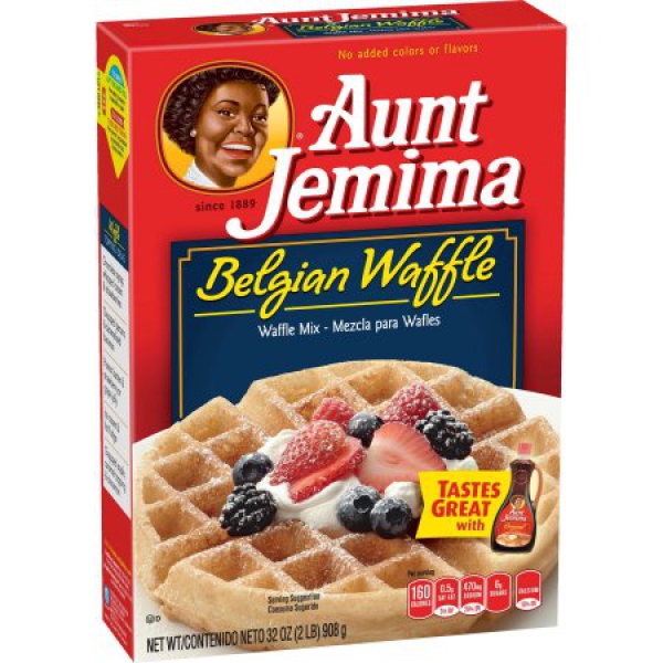 Aunt Jemima Belgian Waffle Mix ca. 907g (32oz)
