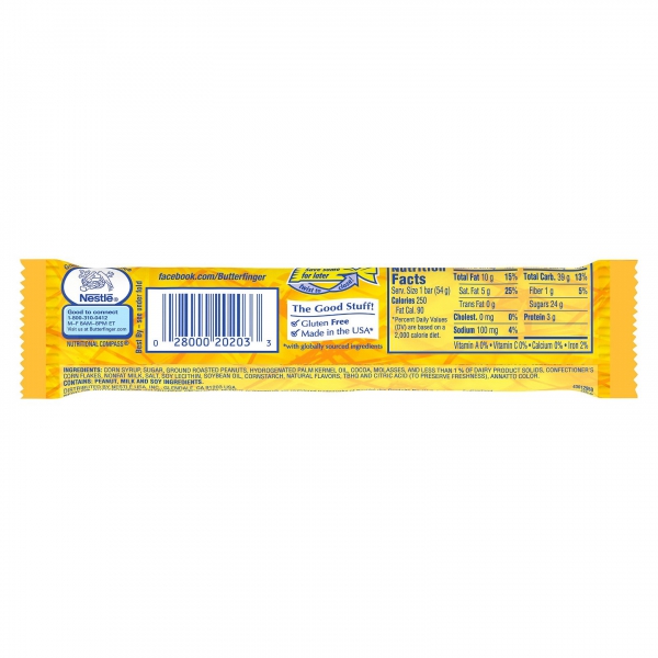 Butterfinger Candy Bar ca. 59g (2.1oz)