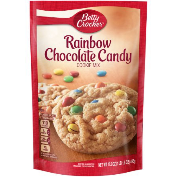 Betty Crocker Cookie Mix Rainbow Chocolate Candy ca. 500g (17.65oz)
