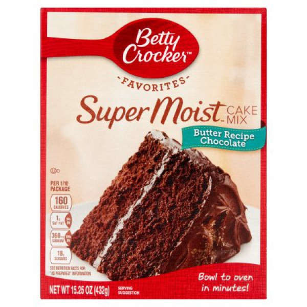 Betty Crocker Chocolate Cake Mix ca. 430g (15.17oz)