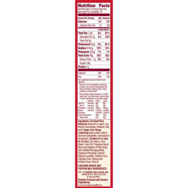 Betty Crocker Strawberry Cake Mix ca. 430g (15.17oz)