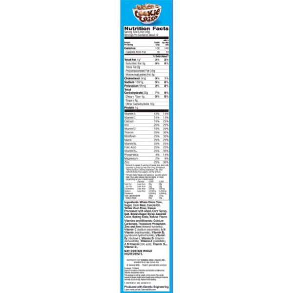 General Mills Cookie Crisp Cereal ca. 320g (11.3oz)