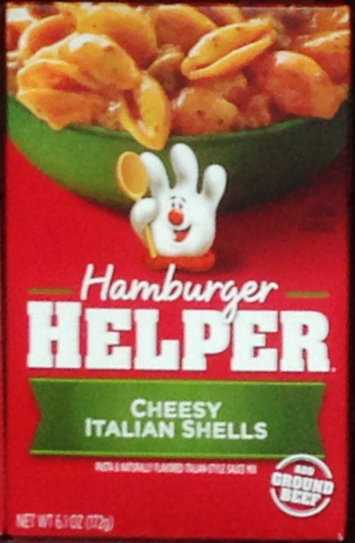 Hamburger Helper Nudelgericht  Cheesy Italian Shells ca. 172 g (6oz)