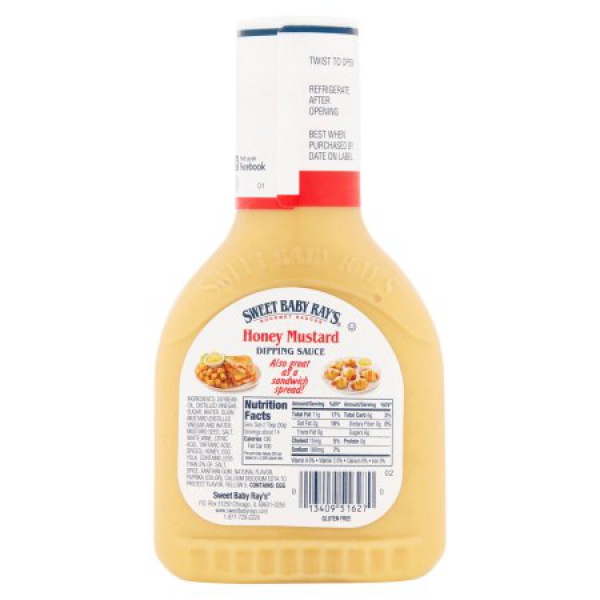 Sweet Baby Ray's Honey Mustard Dipping Sauce ca. 396g (14oz)