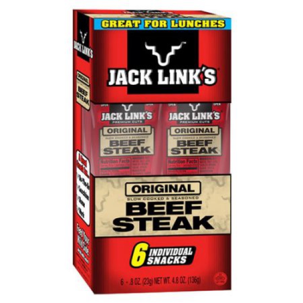 Jack Link´s Beef Steak Original 6 Count ca. 226g (8oz)