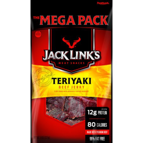 Jack Link´s Beef Jerky Teriyaki Mega Bag ca. 226g (8oz)