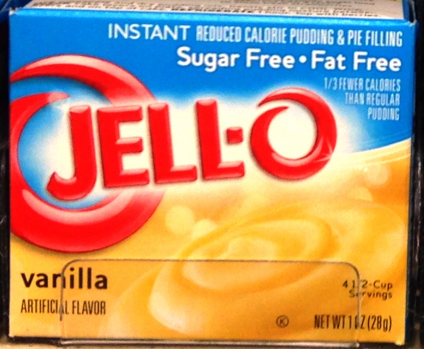 JELL-O Instant Vanilla Sugar Free und Fat Free 28 g