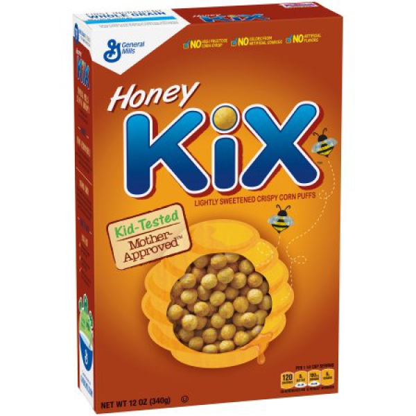 General Mills Kix Cereal Honey ca. 340g (12oz)