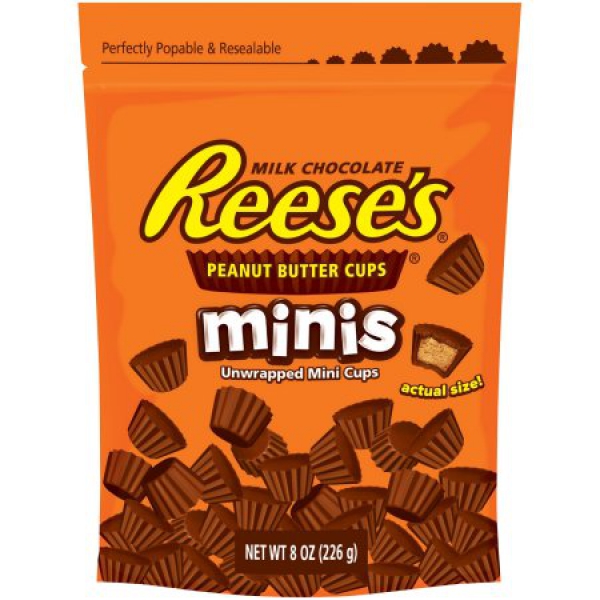 REESE'S Peanut Butter Cup Minis Pouch ca. 238g (8.4oz)