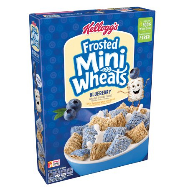 Kellogg's Frosted Mini-Wheats Blueberry Cereal ca. 440g (15.5oz)