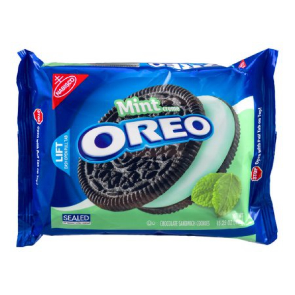 Oreo Chocolate Sandwich Cookies Mint Creme